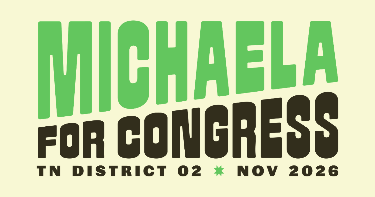 Canvass in Knoxville with Michaela for Tennessee