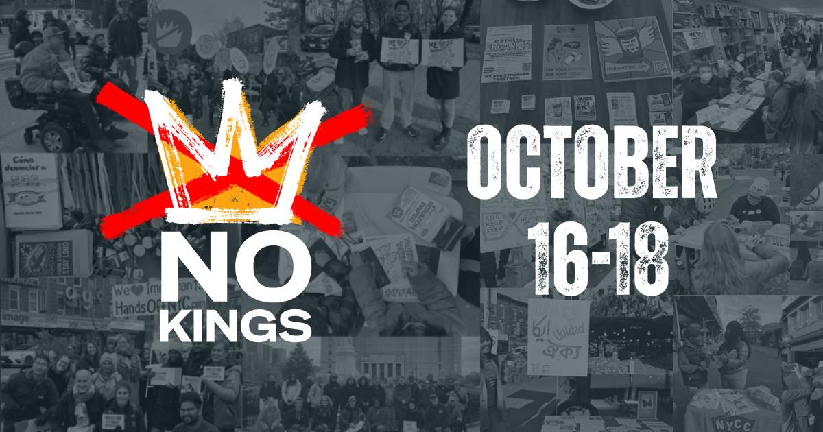 No Kings! Vote Early! NYC Families
