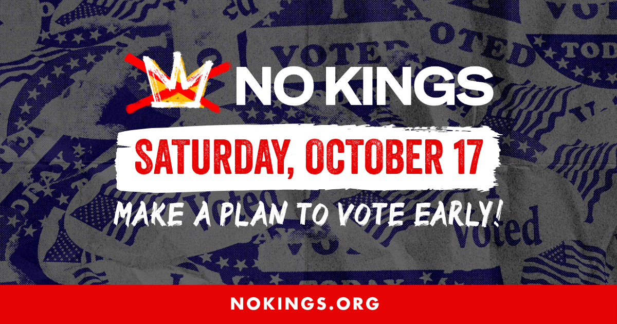 BETHLEHEM NY INDIVISIBLE NO KINGS: VOTE EARLY