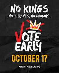 No Kings-Vote early