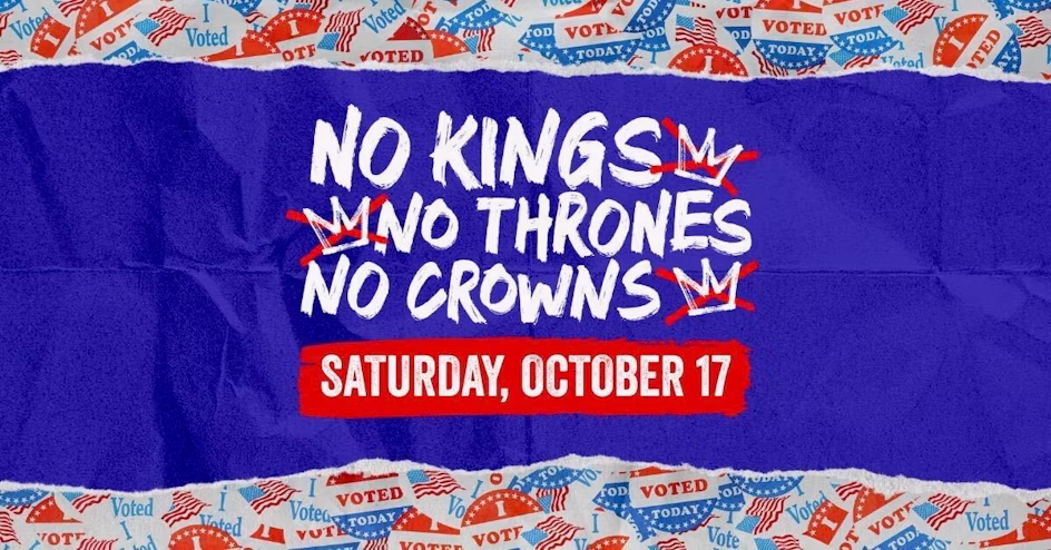 No Kings: Voter Power Overpass Action - Springfield PA