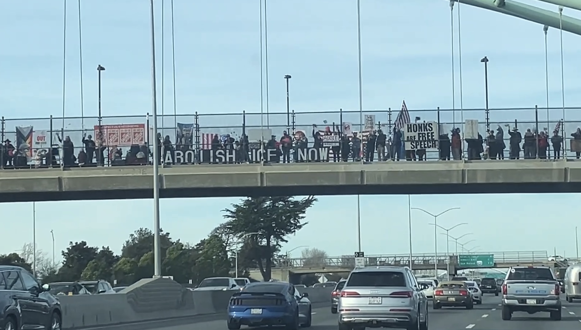Overpass Visibility Brigade: β π Vote Early I-80 Berkeley
