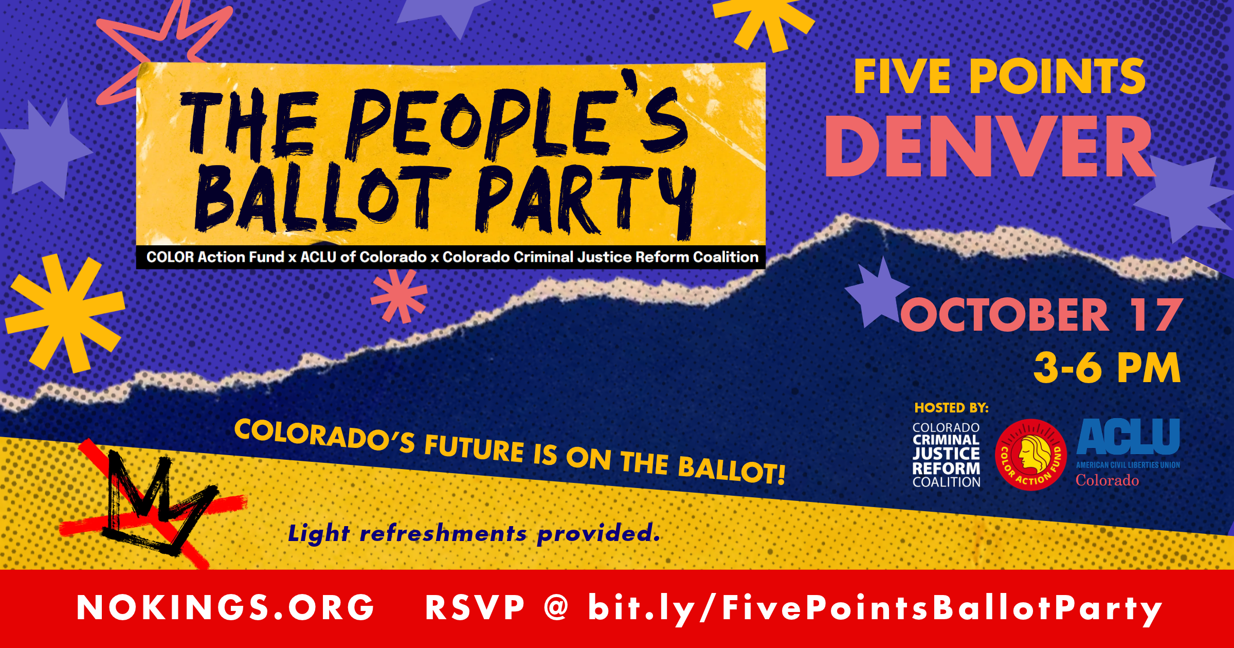 No Kings: Vote Early - Five Points, Denver, Colorado