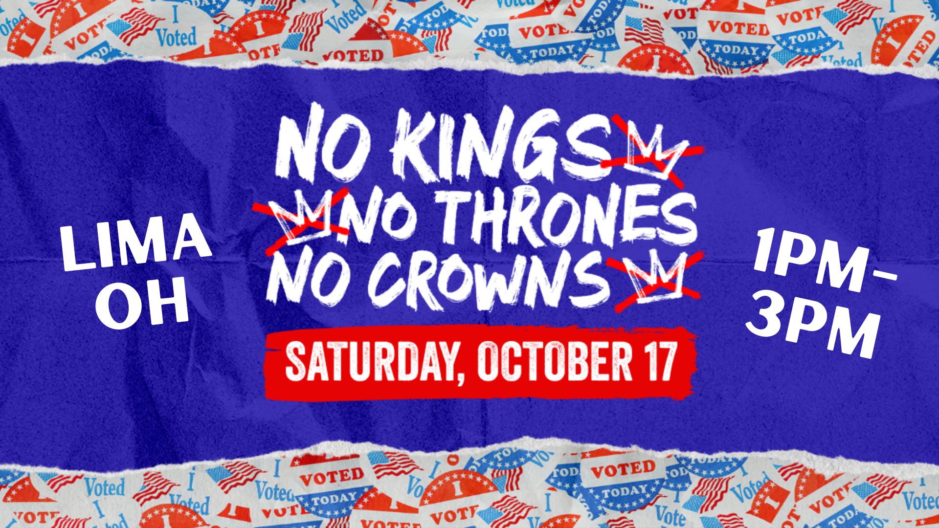 No Kings- Vote Early